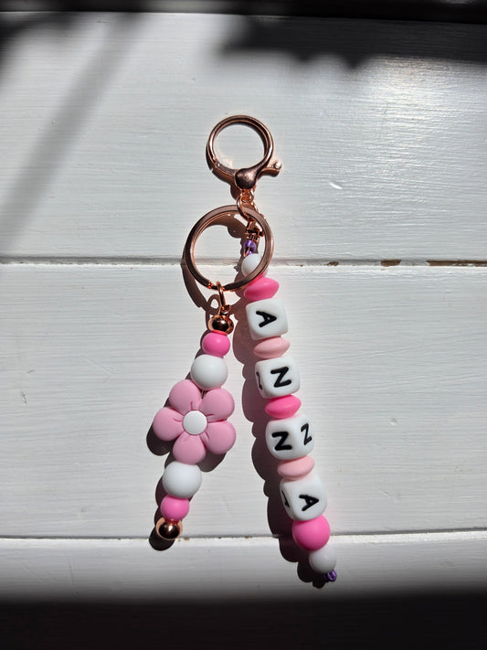 Bag tag - name silicone chain
