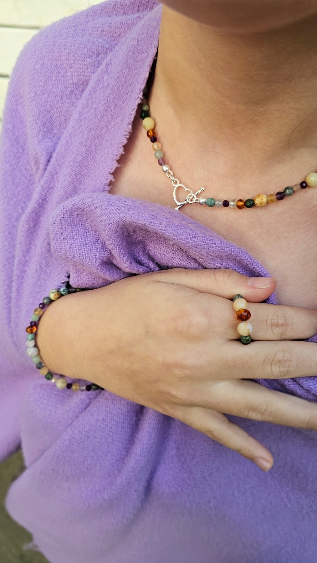 Autumn Gemstone Bracelet – Sterling Silver - BellishAutumn Gemstone Bracelet – Sterling Silver