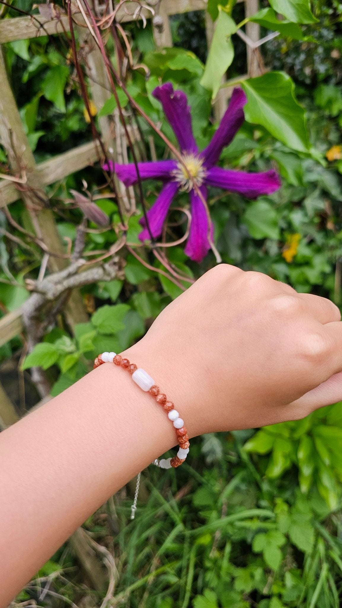 Balance Moon – Calming Moonstone & Sandstone Bracelet - BellishBalance Moon – Calming Moonstone & Sandstone Bracelet