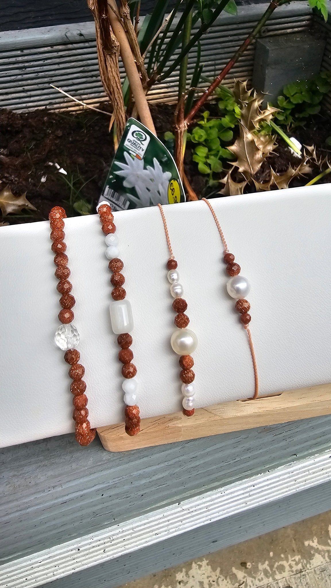 Balance Moon – Calming Moonstone & Sandstone Bracelet - BellishBalance Moon – Calming Moonstone & Sandstone Bracelet