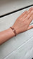 Crystal Horizon - Clear Quartz & Sandstone Bracelet ( Stretch Cord ) - BellishCrystal Horizon - Clear Quartz & Sandstone Bracelet ( Stretch Cord )