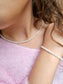 Elegant 4mm Moonstone Choker with 925 Sterling Silver Beads & Clasp - BellishElegant 4mm Moonstone Choker with 925 Sterling Silver Beads & Clasp