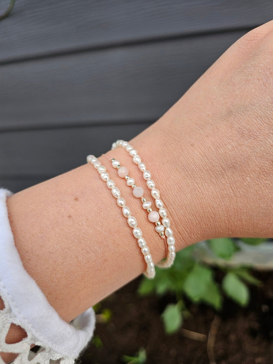 Freshwater Pearl Bracelet 4mm - BellishFreshwater Pearl Bracelet 4mm