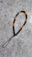 Gemstone Phone Charm – Black Onyx and Carnelian - BellishGemstone Phone Charm – Black Onyx and Carnelian