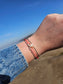 Adjustable red string bracelet with 2mm/3mm 925 sterling silver beads – handmade Irish lucky charm – protection bracelet UK & Ireland