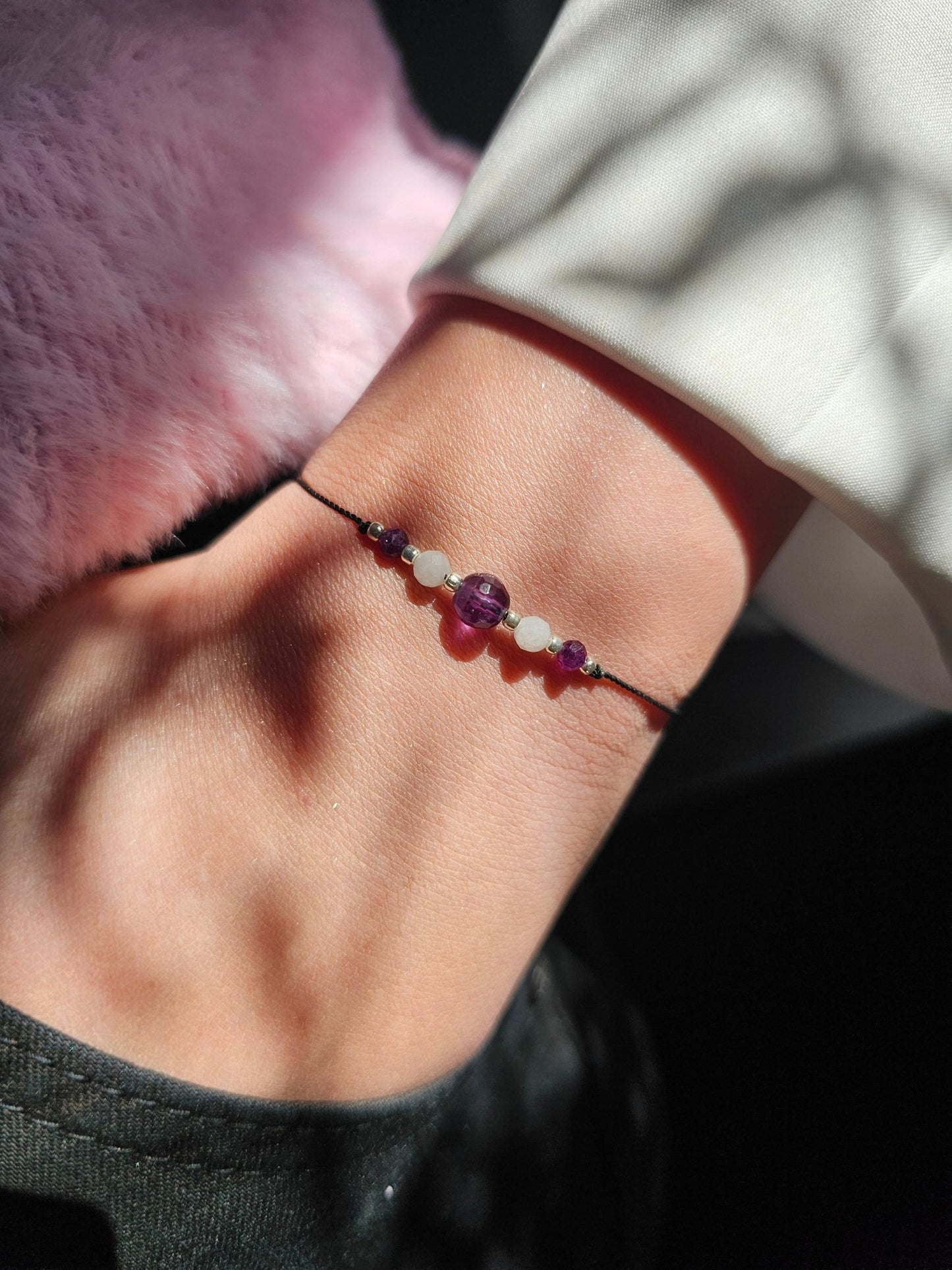 Struggling with stress or low energy? Wear lucky bracelets with healing stones like amethyst & moonstone – handmade in Ireland, gift-ready.
Looking for protection or emotional clarity? Our lucky energy bracelets help restore balance with powerful natural stones. Order now UK & Ireland.
Lucky bracelets with real gemstones. Amethyst for calm, moonstone for peace. Handmade good luck charms for everyday energy & wellbeing.
