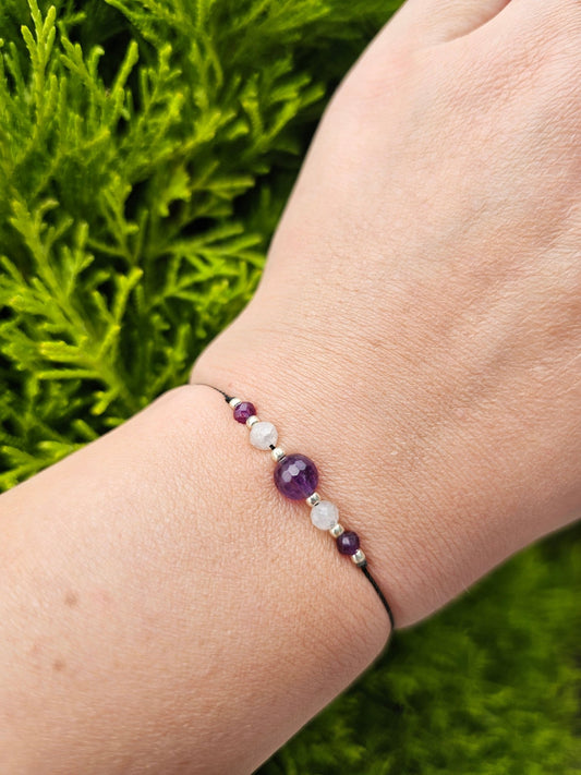 Struggling with stress or low energy? Wear lucky bracelets with healing stones like amethyst & moonstone – handmade in Ireland, gift-ready.
Looking for protection or emotional clarity? Our lucky energy bracelets help restore balance with powerful natural stones. Order now UK & Ireland.
Lucky bracelets with real gemstones. Amethyst for calm, moonstone for peace. Handmade good luck charms for everyday energy & wellbeing.
