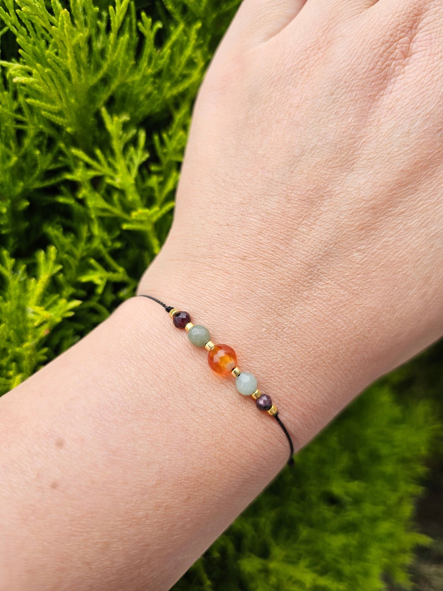 Lucky Bracelet - Carnelian & Amazonite & Garnet - BellishLucky Bracelet - Carnelian & Amazonite & Garnet
