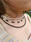 Moonstone & Black Onyx Choker 4mm - BellishMoonstone & Black Onyx Choker 4mm