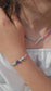 Handmade choker necklace with amazonite, amethyst and pink chalcedony beads, sterling silver heart clasp – custom size, Irish jewellery
Close-up of gemstone choker – amazonite, amethyst, pink chalcedony, sterling silver clasp
Elegant handmade gemstone choker with sterling silver heart toggle clasp – personalised length option