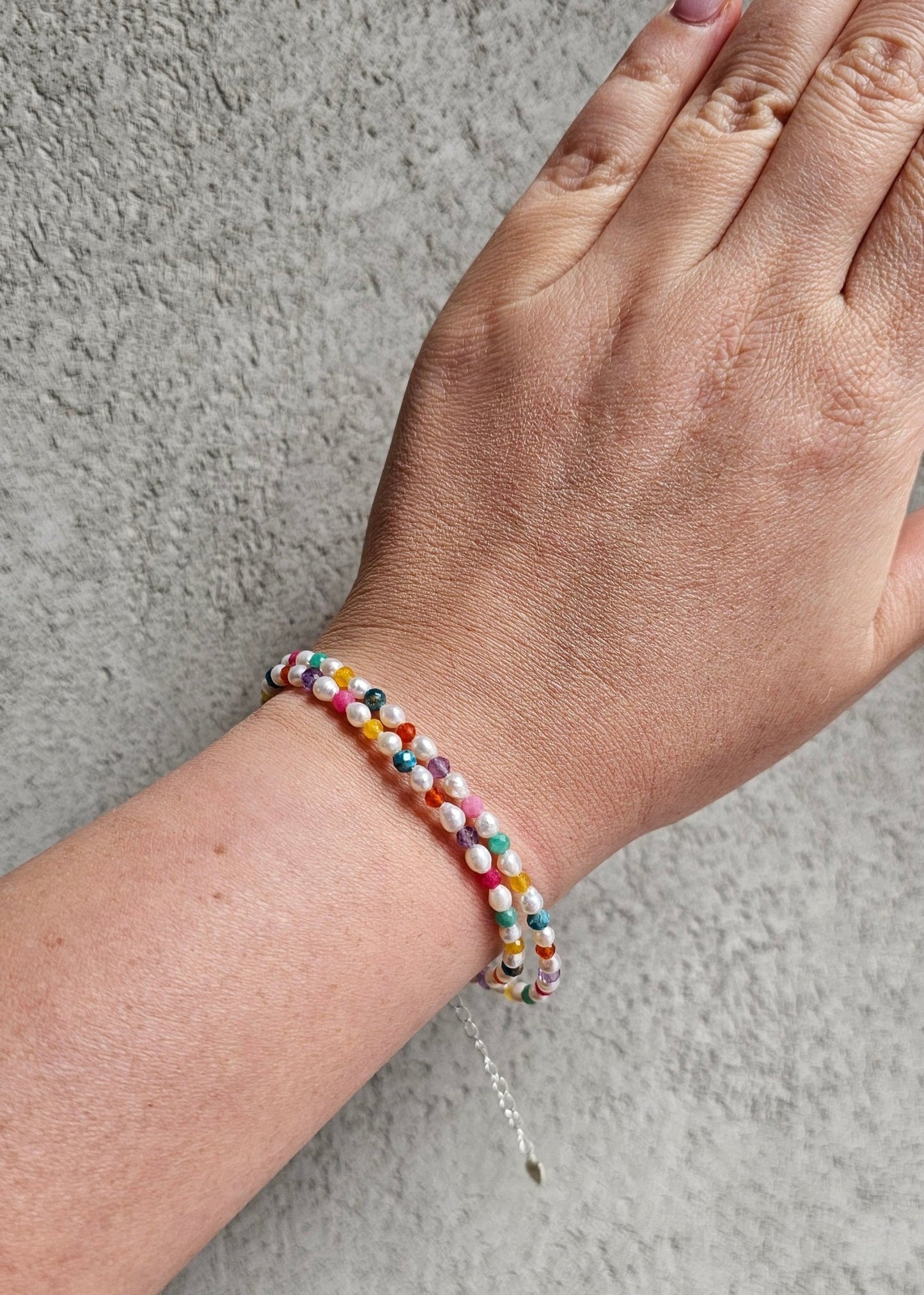 Rainbow Joy Bracelet 4mm – Summer Vibes, Positive Energy & Playful Spirit - BellishRainbow Joy Bracelet 4mm – Summer Vibes, Positive Energy & Playful Spirit