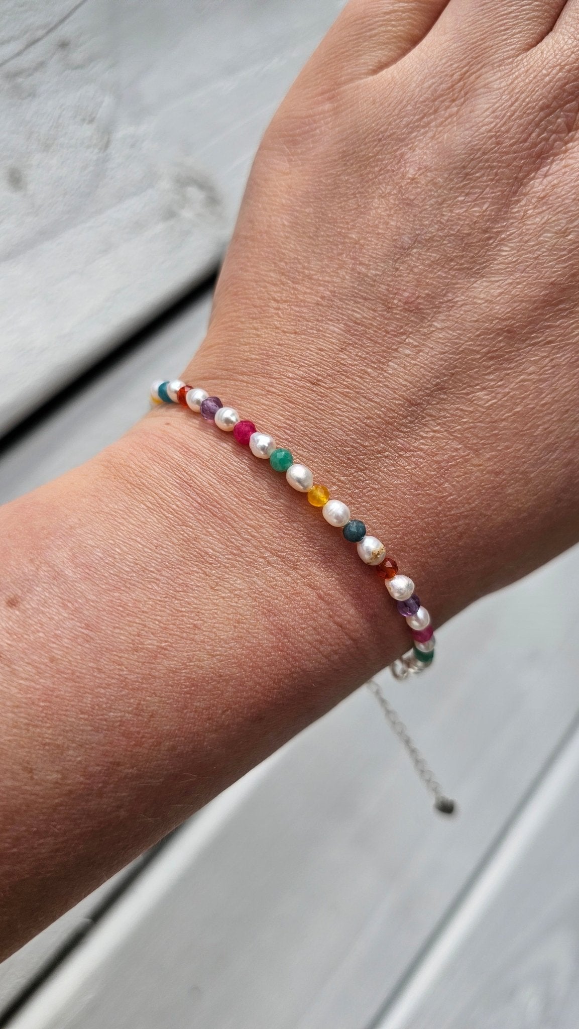 Rainbow Joy Bracelet 4mm – Summer Vibes, Positive Energy & Playful Spirit - BellishRainbow Joy Bracelet 4mm – Summer Vibes, Positive Energy & Playful Spirit