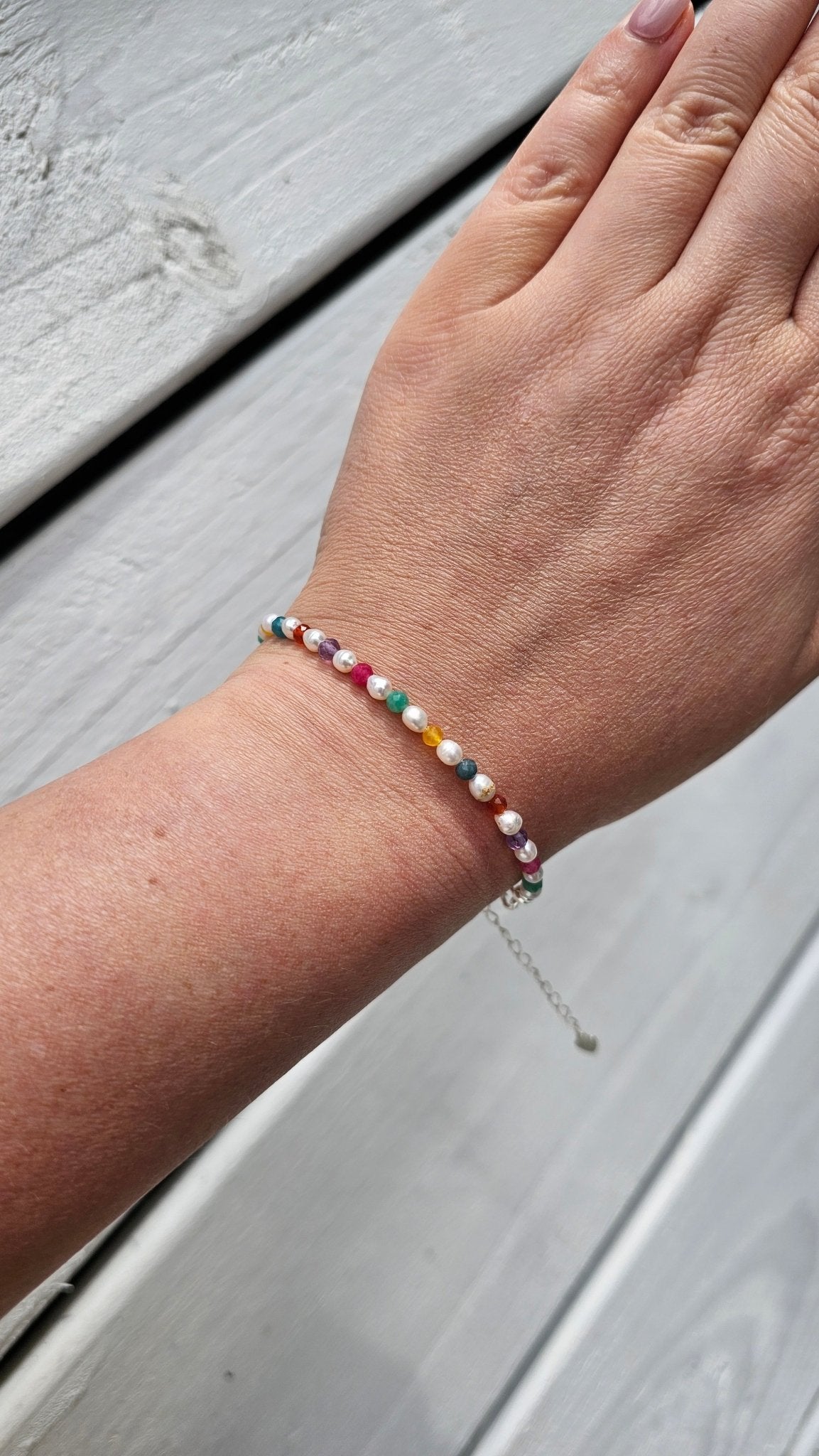 Rainbow Joy Bracelet 4mm – Summer Vibes, Positive Energy & Playful Spirit - BellishRainbow Joy Bracelet 4mm – Summer Vibes, Positive Energy & Playful Spirit