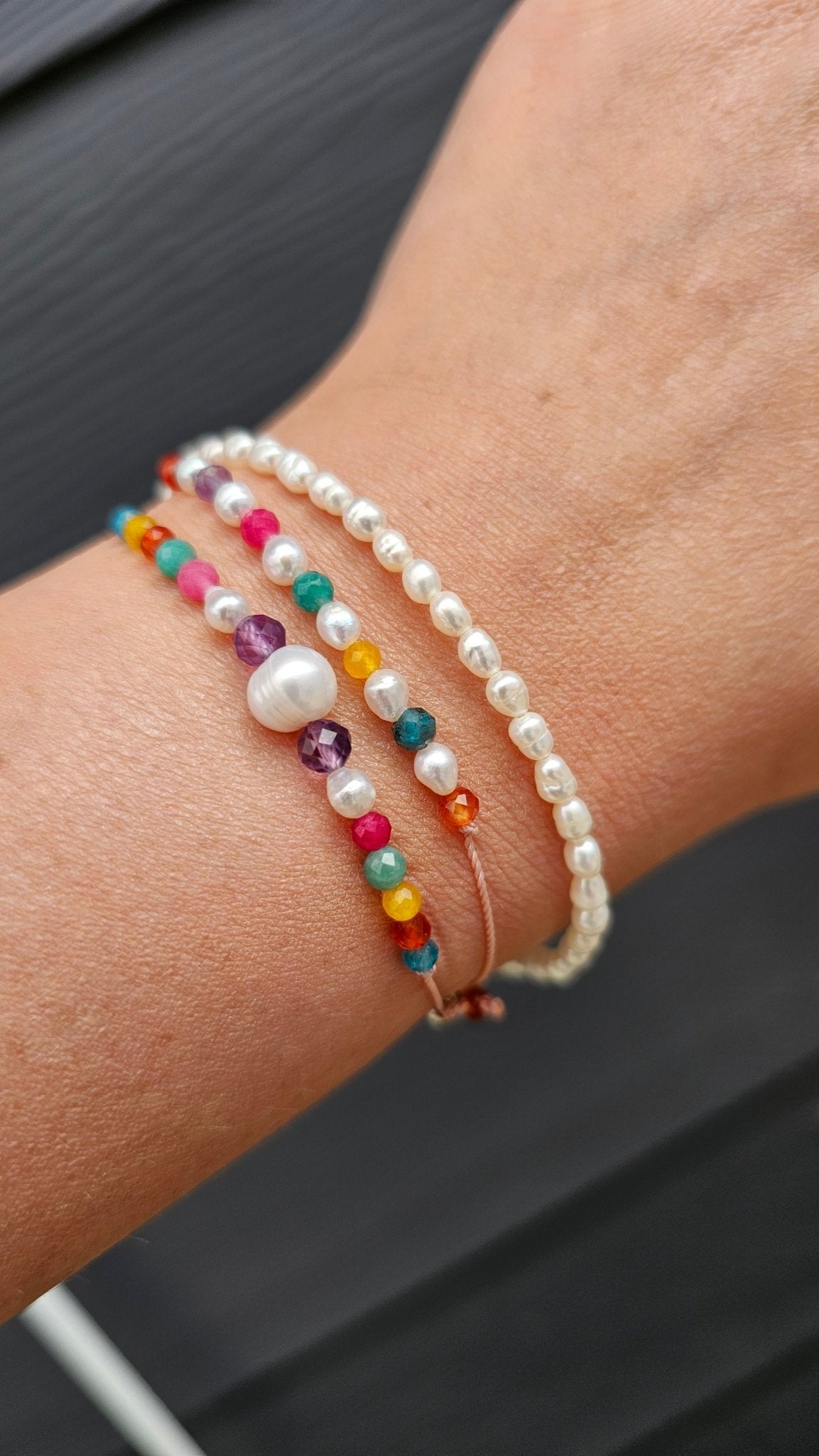 Rainbow Joy Bracelet 4mm – Summer Vibes, Positive Energy & Playful Spirit - BellishRainbow Joy Bracelet 4mm – Summer Vibes, Positive Energy & Playful Spirit